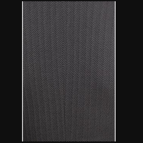 ISO Armani Collezioni Micro Chevron Herringbone Jacket Blazer Charcoal Gray - Picture 7 of 8